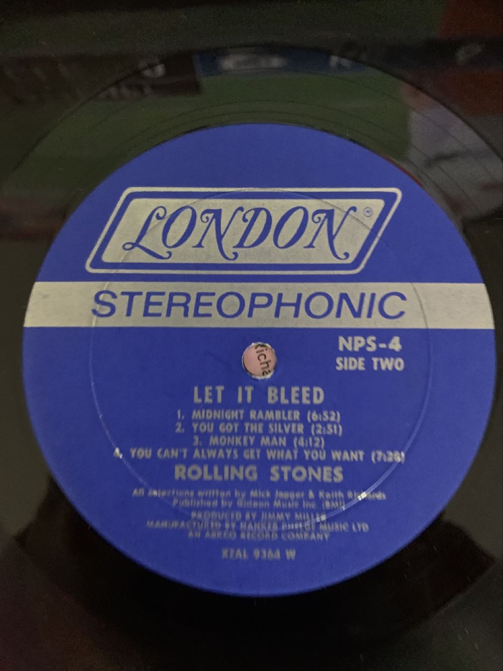 Let It Bleed - Rolling Stones (12” - 42) music collectible [Barcode 018771900412] - Main Image 3