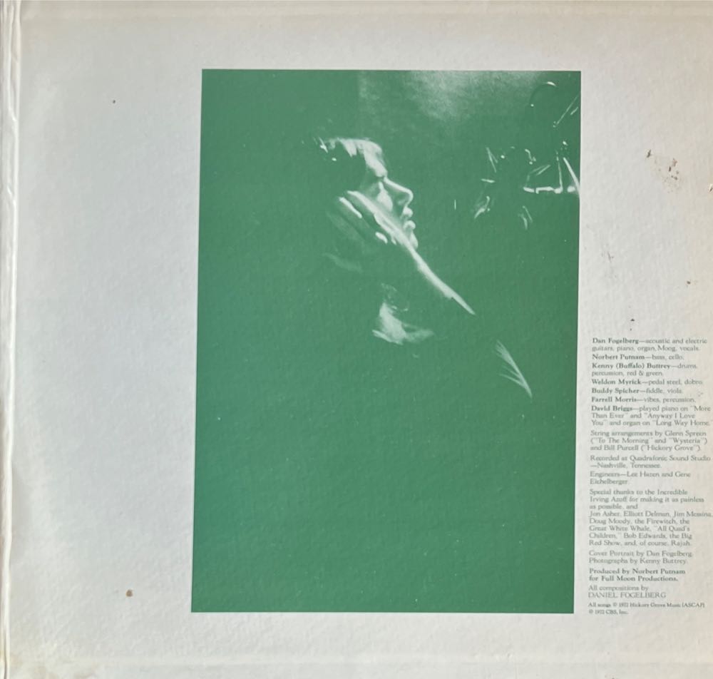 Home Free - Fogelberg, Dan (CD - 47) music collectible [Barcode 886972410623] - Main Image 4