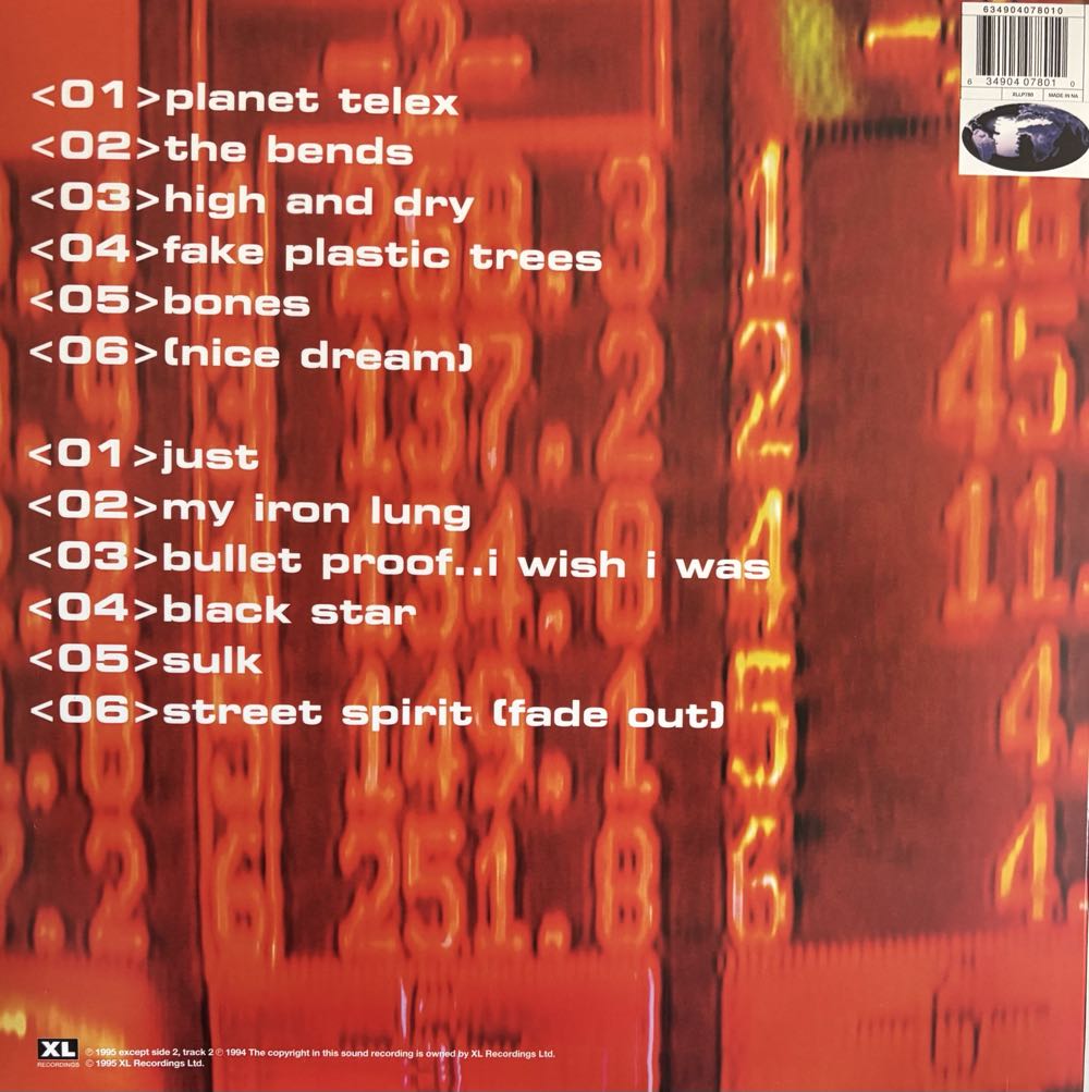 The Bends - Radiohead (12” - 45) music collectible - Main Image 2