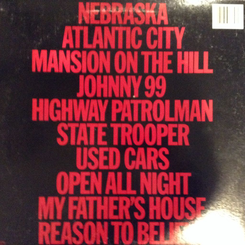 Nebraska - Springsteen, Bruce (12”) music collectible - Main Image 2