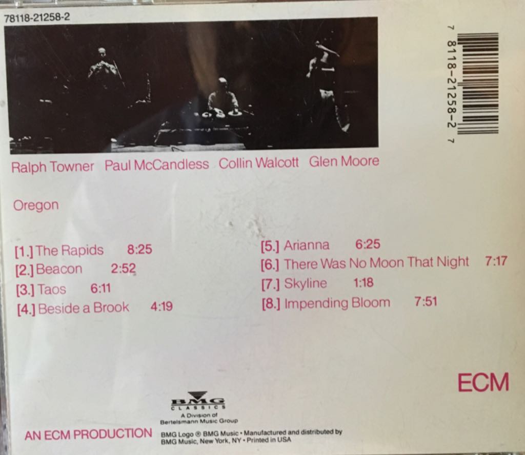 Oregon - Oregon music collectible [Barcode 781182125827] - Main Image 2