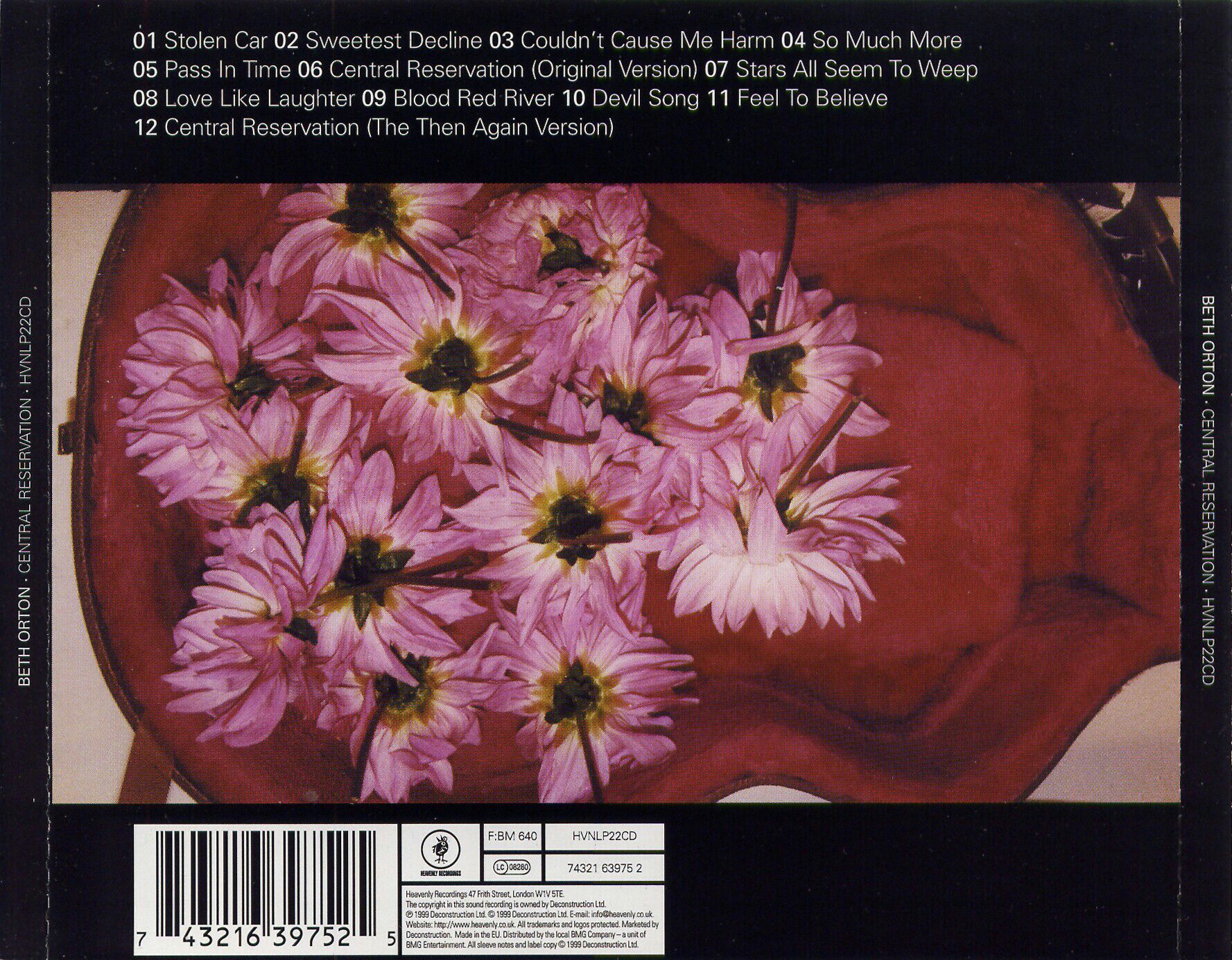 Central Reservation - Beth Orton (CD - 59) music collectible [Barcode 743216397525] - Main Image 2