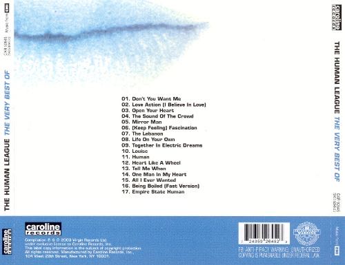 Human League - Very Best Of The Human League - Human League, The   ‎ (CD-R) music collectible [Barcode 724359264622] - Main Image 2