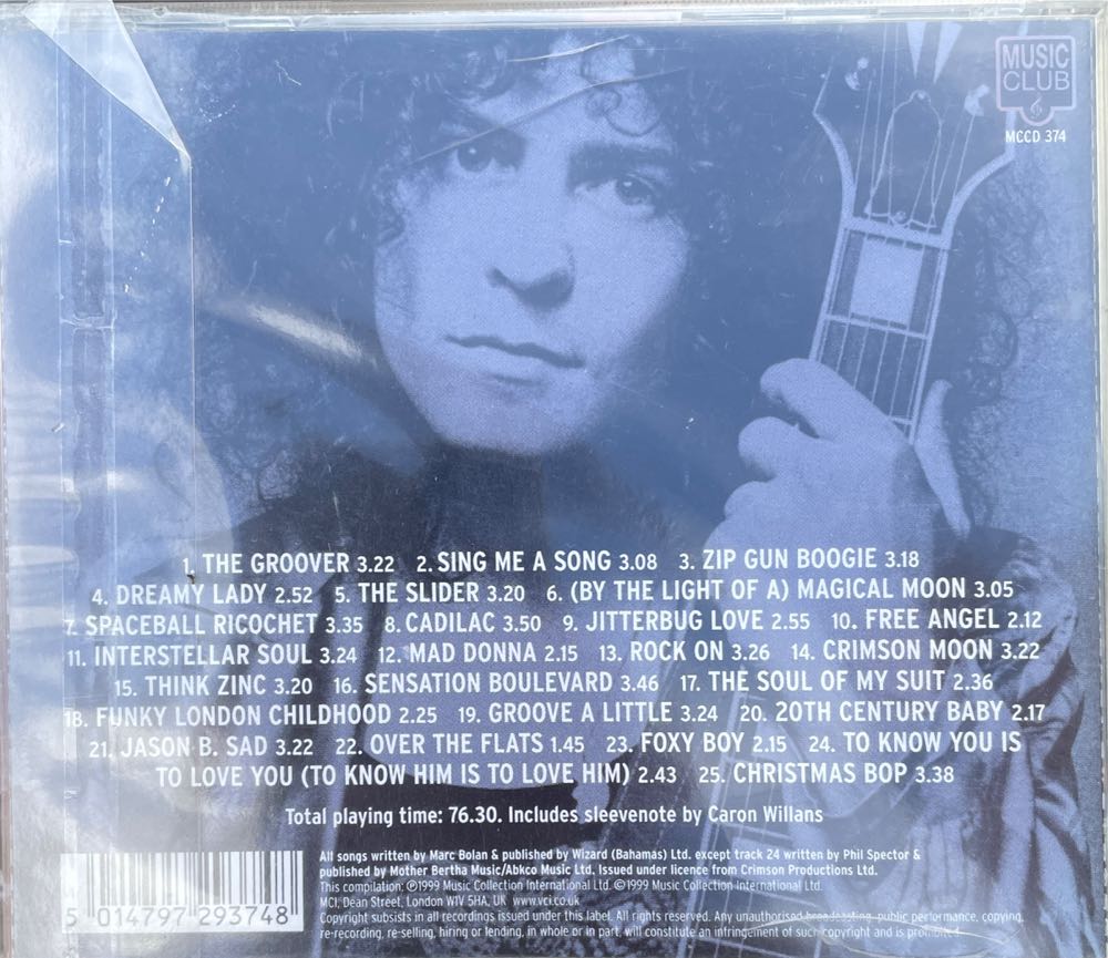 Very Best of T. Rex Vol 2 - T.Rex (CD) music collectible [Barcode 5014797293748] - Main Image 2