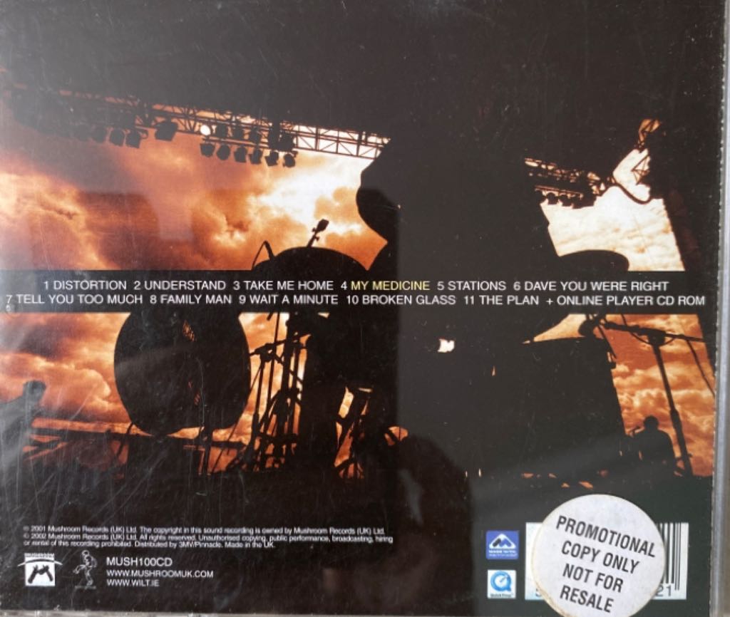 My Medicine - Wilt (CD) music collectible [Barcode 5034644010021] - Main Image 2
