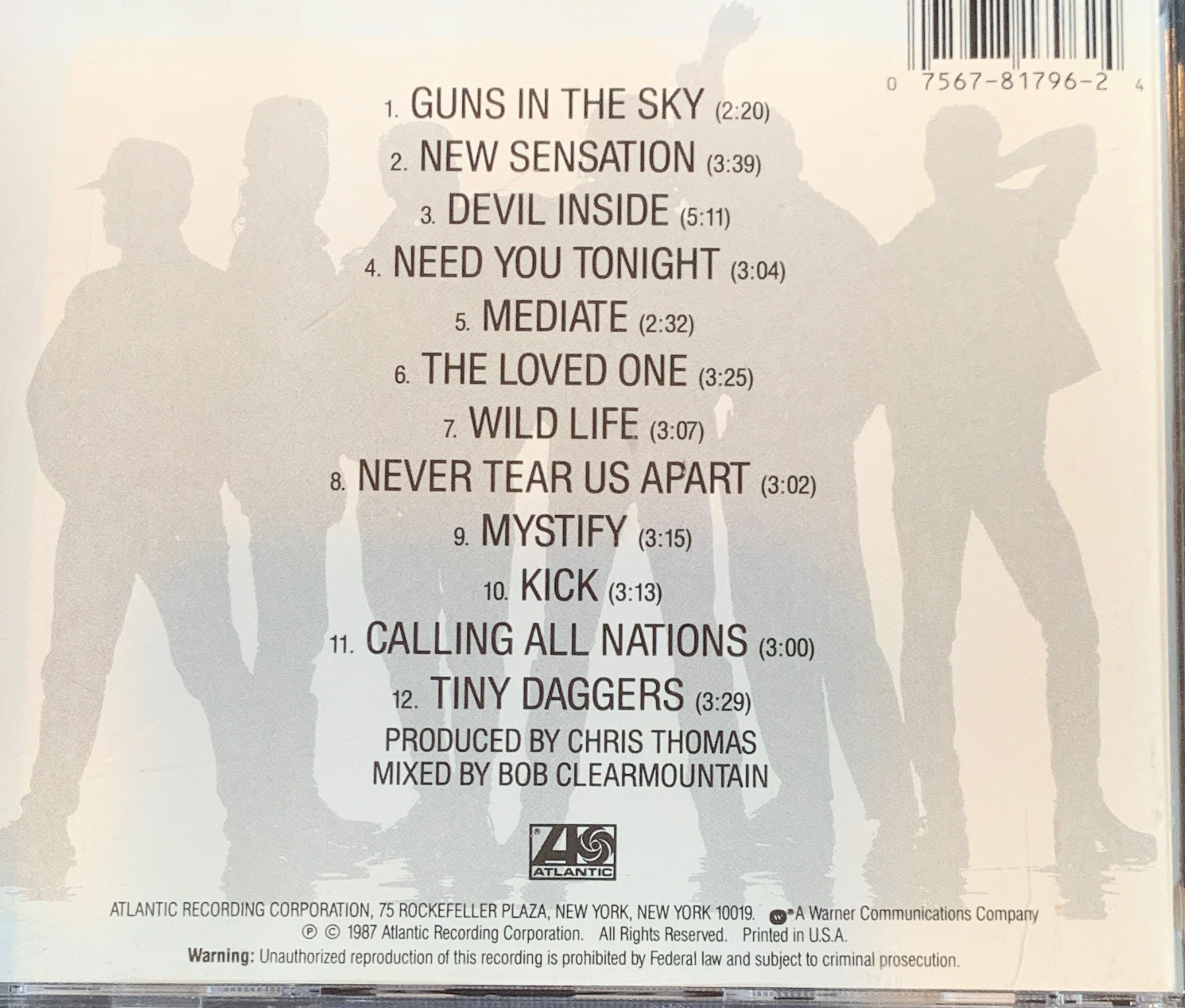 Kick - Like New - INXS (CD - 39) music collectible [Barcode 075678179624] - Main Image 3