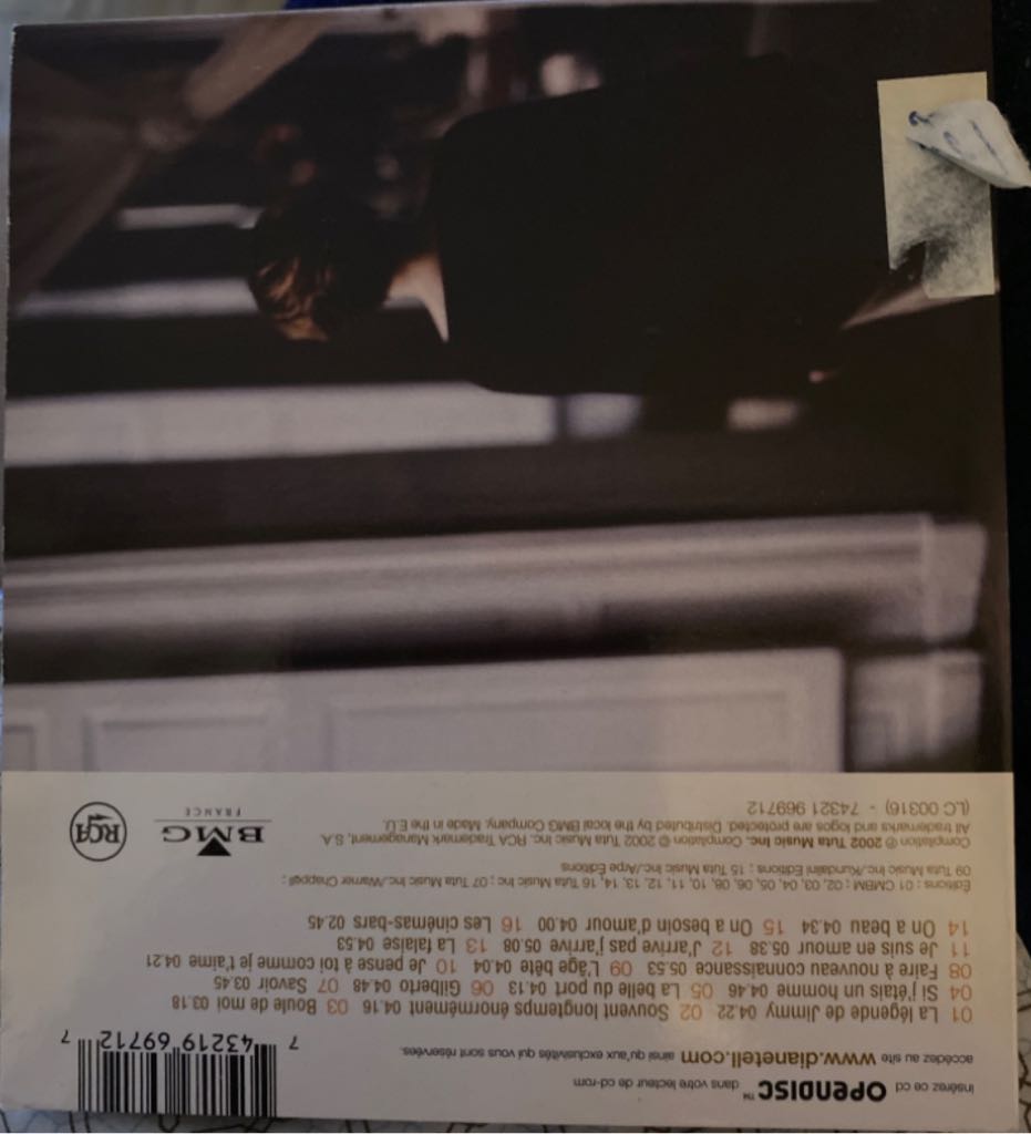 Tout de Diane Tell - Diane Tell (CD) music collectible [Barcode 743219697127] - Main Image 2