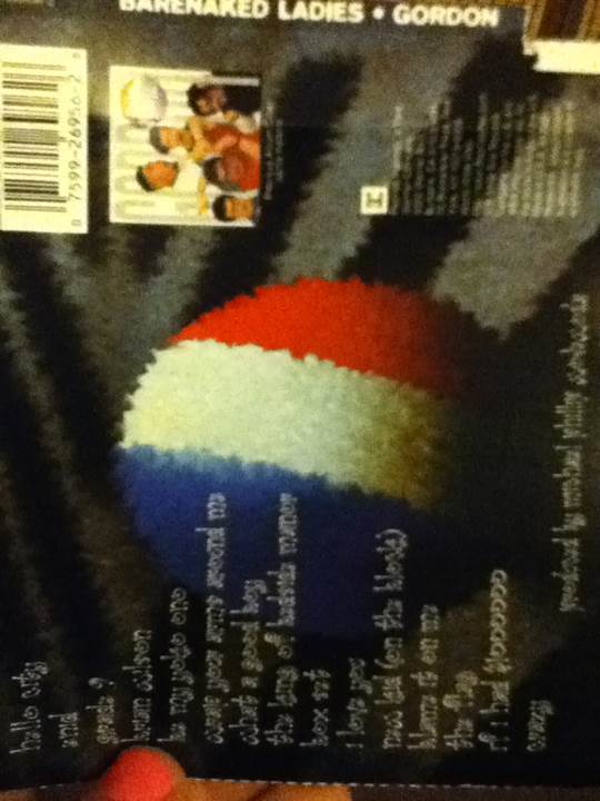 Gordon - Barenaked Ladies (CD - 58) music collectible [Barcode 075992695626] - Main Image 2