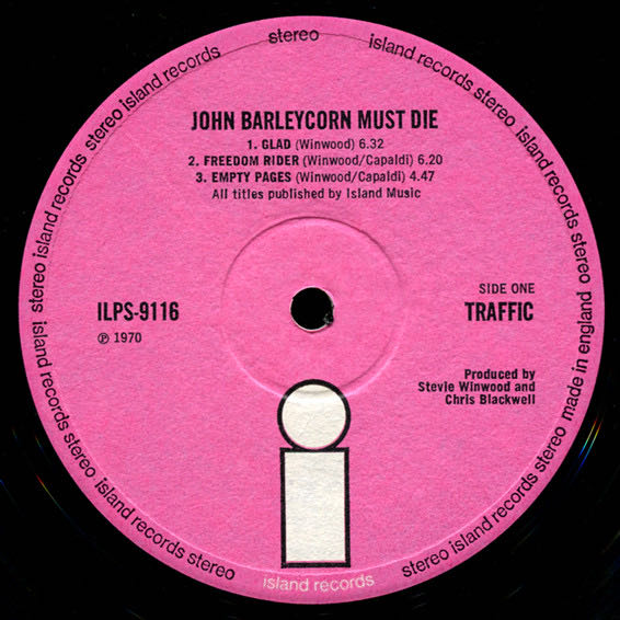 John Barleycorn Must Die - Traffic (12”) music collectible [Barcode 042284278027] - Main Image 3