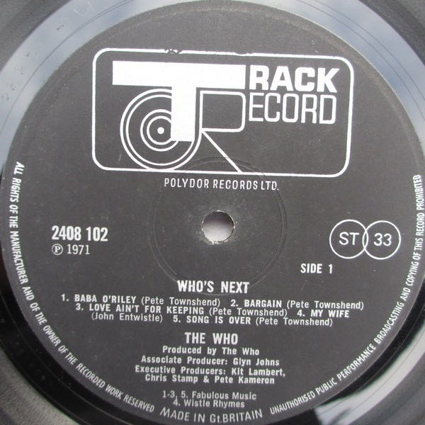 Who’s Next - Who, The (MP3 - 44) music collectible - Main Image 3