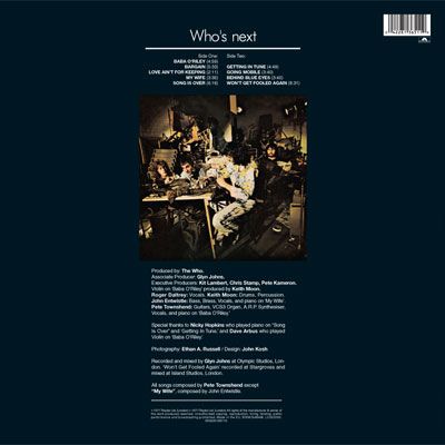Who’s Next - Who, The (12”) music collectible - Main Image 2