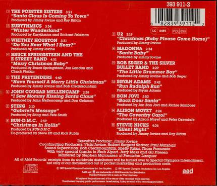 A Very Special Christmas - Various Artists (12” - 51) music collectible [Barcode 075021391116] - Main Image 2