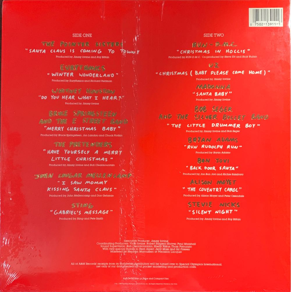 A Very Special Christmas - Various Artists (12” - 51) music collectible [Barcode 075021391116] - Main Image 3