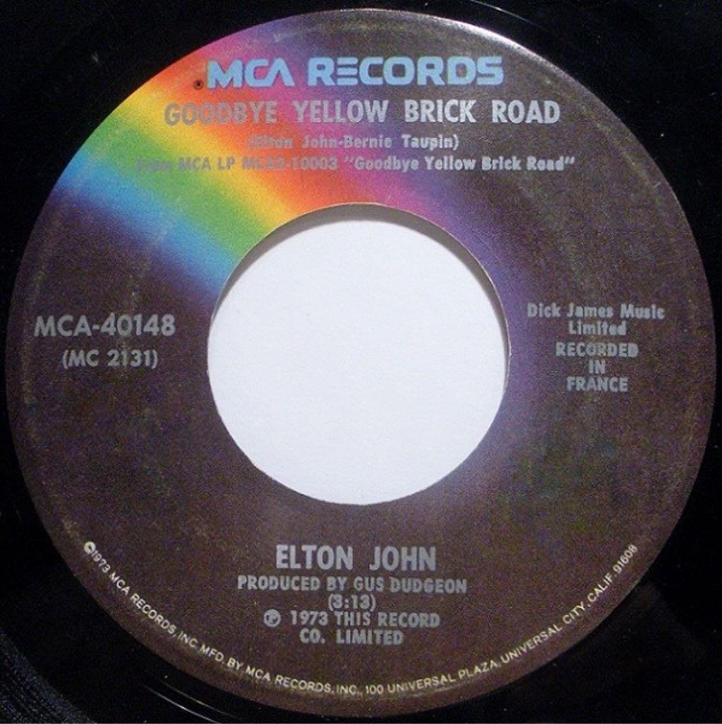 Goodbye Yellow Brick Road - John, Elton (12” - 7620) music collectible - Main Image 1