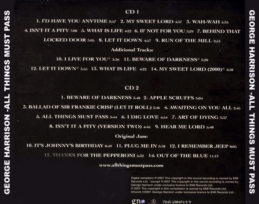 All things must pass (O) - George Harrison (12” - 106) music collectible - Main Image 2