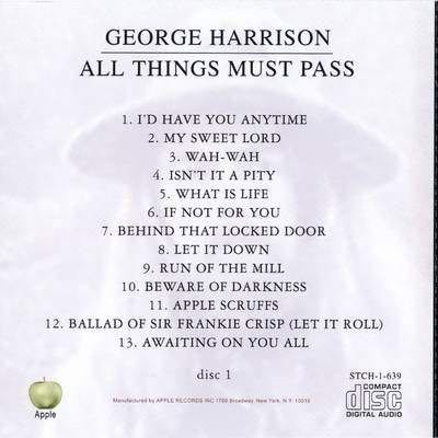 All Things Must Pass - Harrison, George (12”) music collectible - Main Image 2