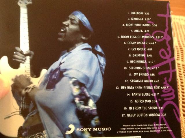 First Rays of the New Rising Sun - Jimi Hendrix (CD - 70) music collectible [Barcode 886976215828] - Main Image 2