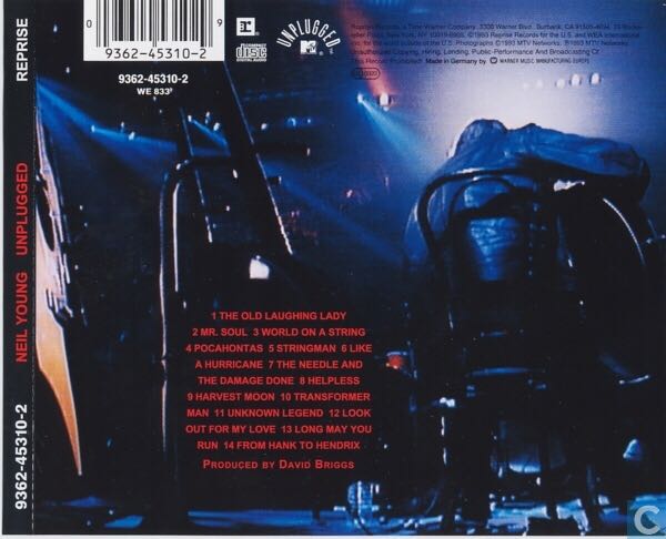 Unplugged - Neil Young (12” - 65) music collectible - Main Image 2