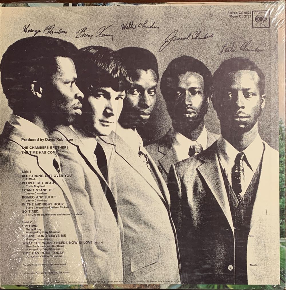 The Time Has Come - Chambers Brothers, The (12”) music collectible [Barcode 074640952227] - Main Image 4