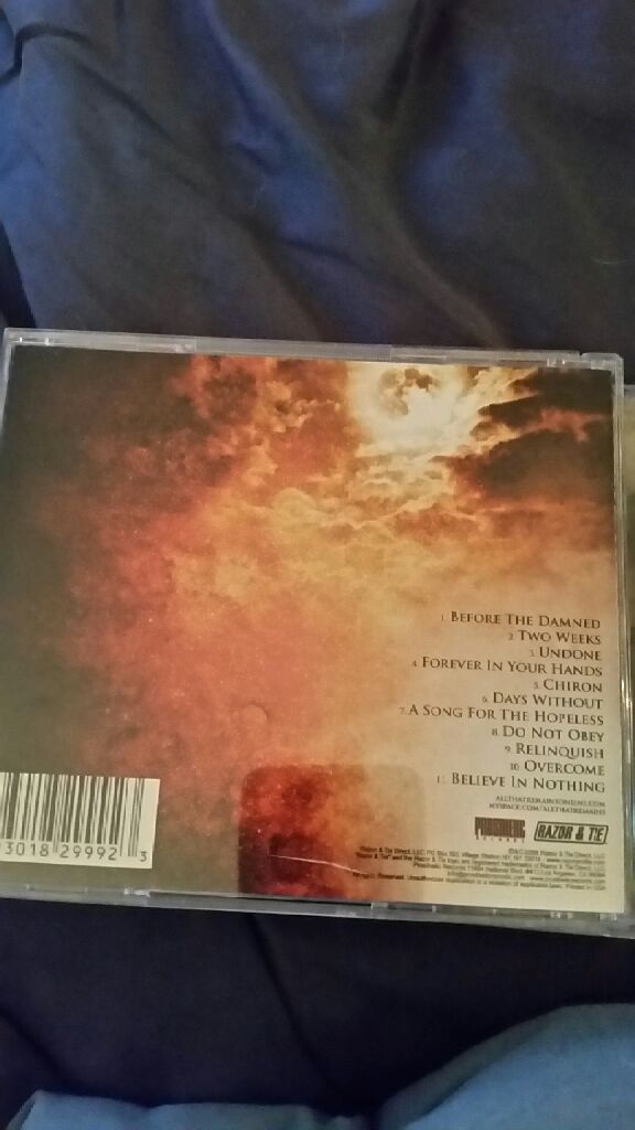 Overcome - All That Remains (CD - 39) music collectible [Barcode 793018299923] - Main Image 2
