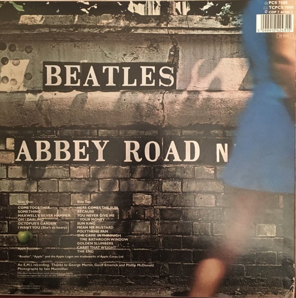 Abbey Road - The Beatles (12”) music collectible [Barcode 5099910424315] - Main Image 2