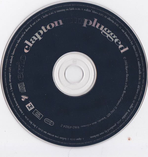 Unplugged - Clapton, Eric (CD - 61) music collectible [Barcode 777497500916] - Main Image 4