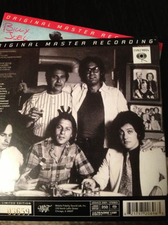 The Stranger - Billy Joel (SACD - 43) music collectible [Barcode 821797208963] - Main Image 2