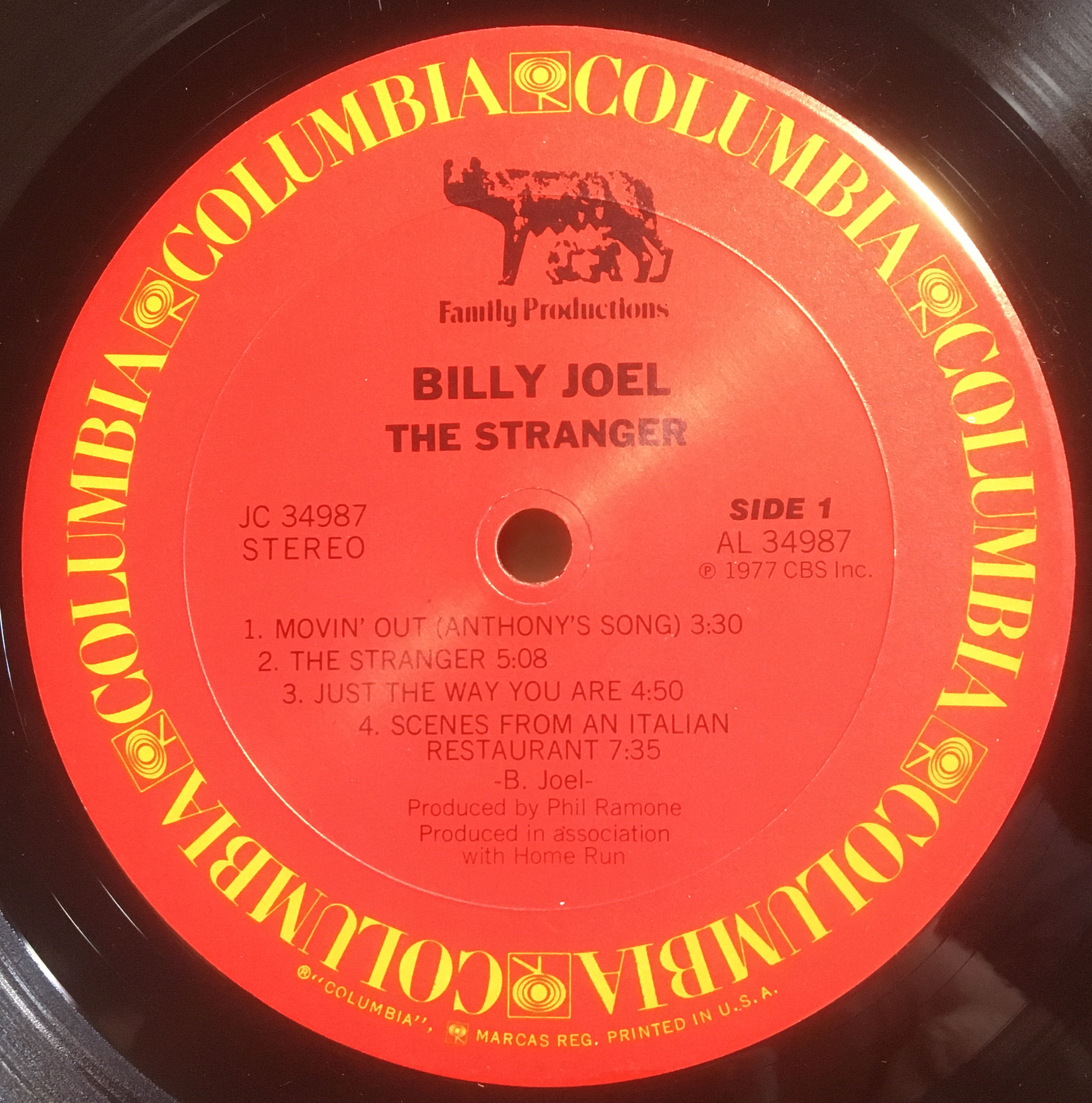 The Stranger - Billy Joel (12”) music collectible - Main Image 3