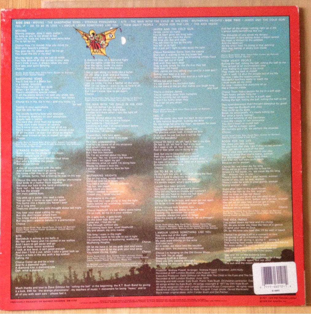 Kick Inside, The - Bush, Kate (12”) music collectible - Main Image 2