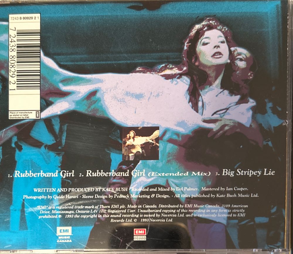 Rubberband Girl - Kate Bush (CD - 18) music collectible [Barcode 724388082921] - Main Image 2