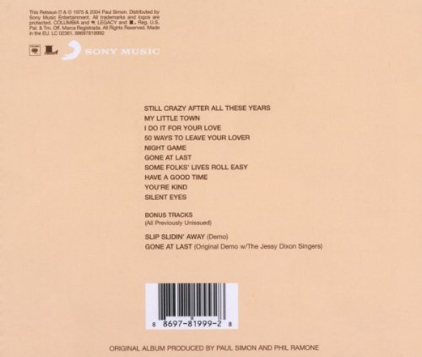 Still Crazy After All These Years - Simon, Paul (SACD - 36) music collectible - Main Image 2