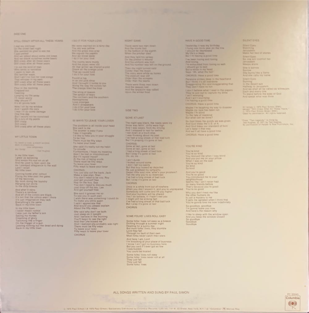 Still Crazy After All These Years - Simon, Paul (SACD - 36) music collectible - Main Image 3