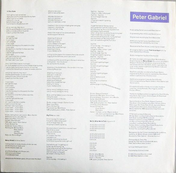 So - Peter Gabriel (12” - 46.25) music collectible - Main Image 4