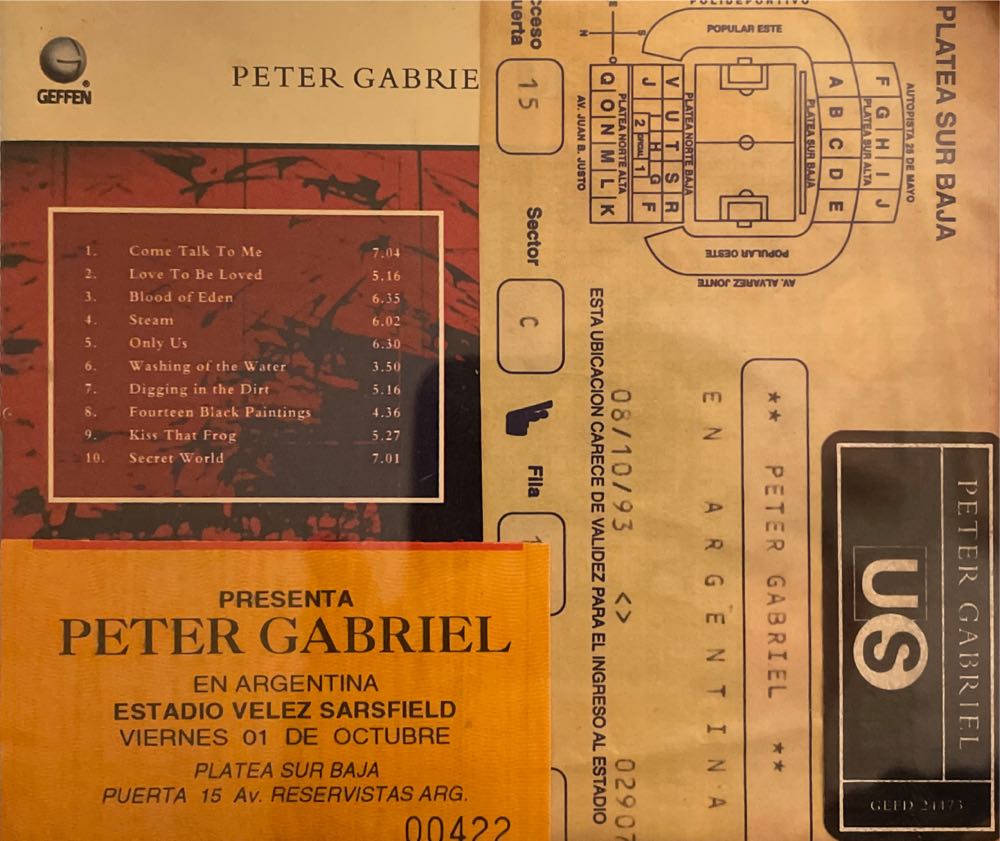 Us - Peter Gabriel (CD - 58) music collectible [Barcode 720642447321] - Main Image 4