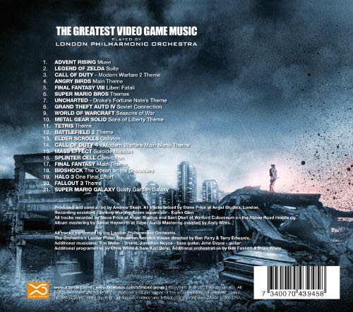 The Greatest Video Game Music - London Philharmonic Orchestra (CD - 76) music collectible [Barcode 7340070439458] - Main Image 2