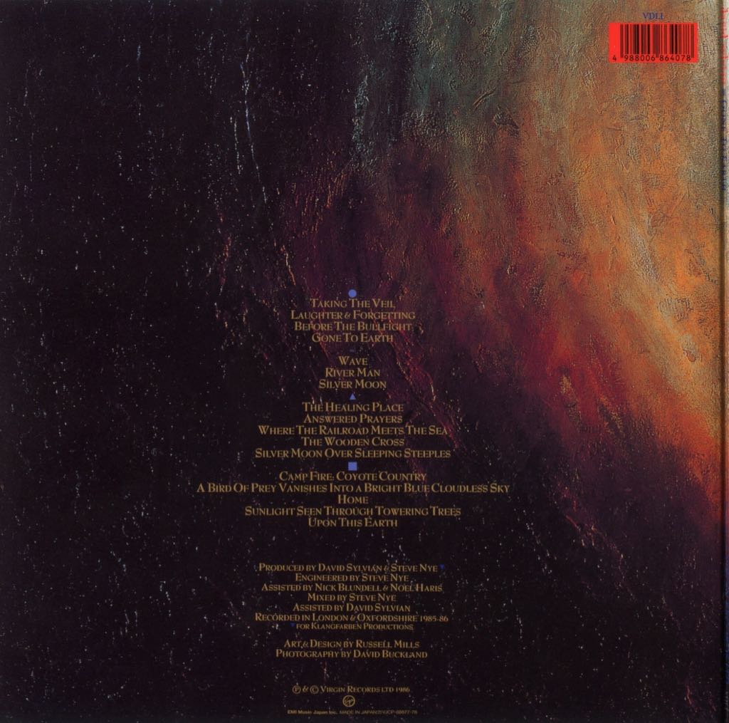 Gone To Earth - David Sylvian (CD) music collectible [Barcode 077778600329] - Main Image 2