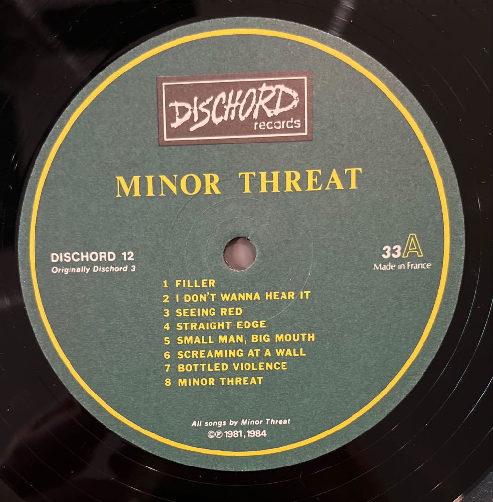 First 2 7’s - Minor Threat (12” - 17) music collectible - Main Image 3