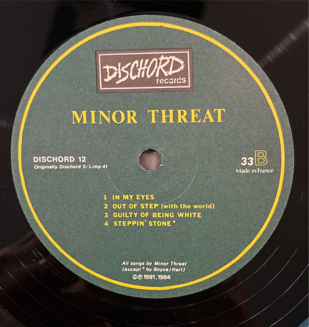 First 2 7’s - Minor Threat (12” - 17) music collectible - Main Image 4