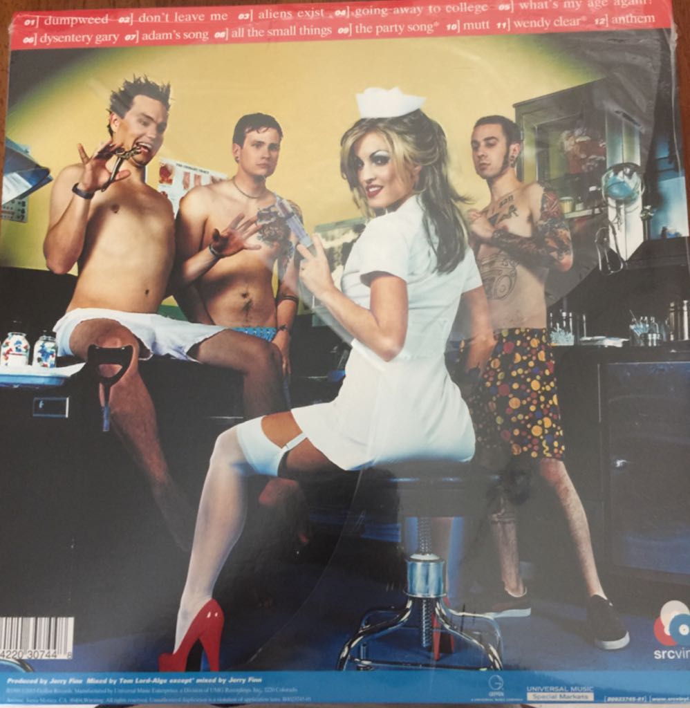 Enema Of The State - Blink-182 (12”) music collectible [Barcode 754220307448] - Main Image 2