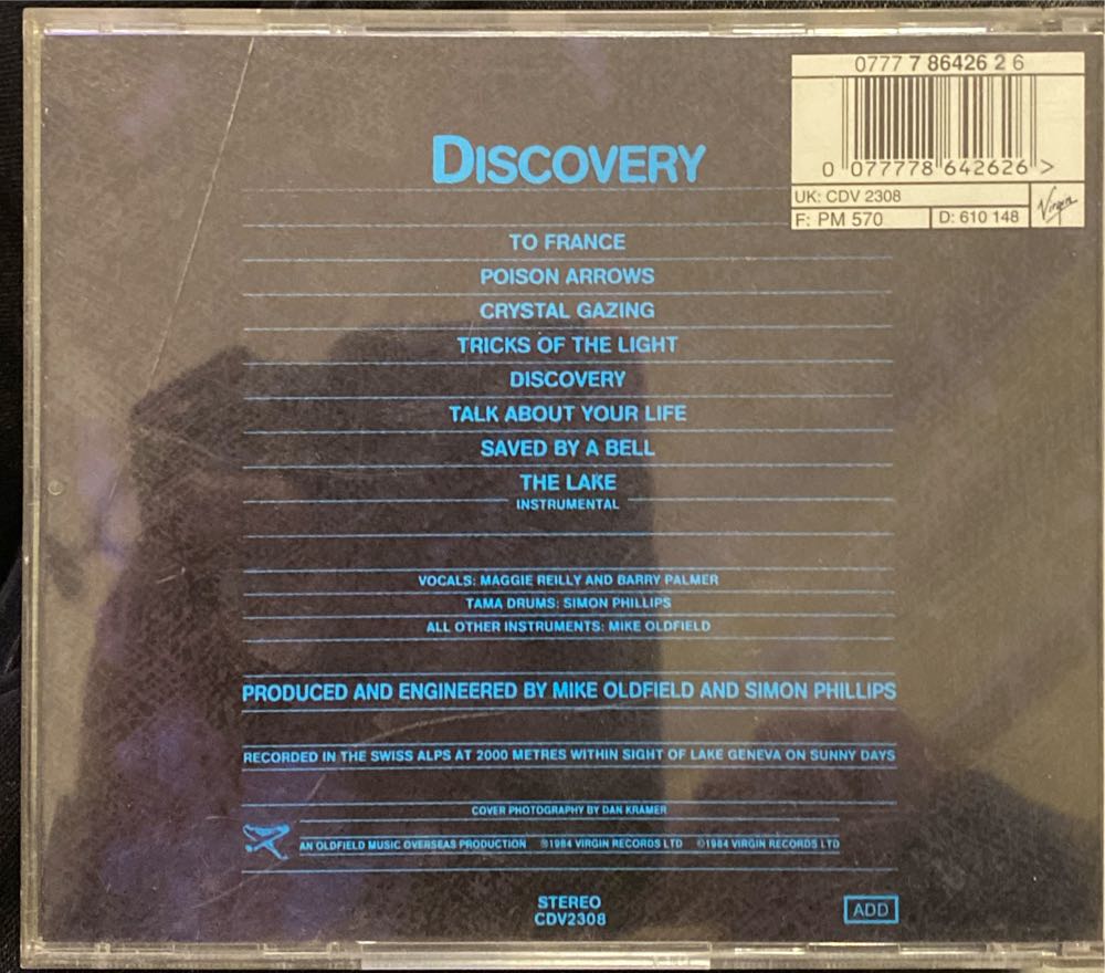 Discovery - Mike Oldfied (12”) music collectible [Barcode 077778642626] - Main Image 2