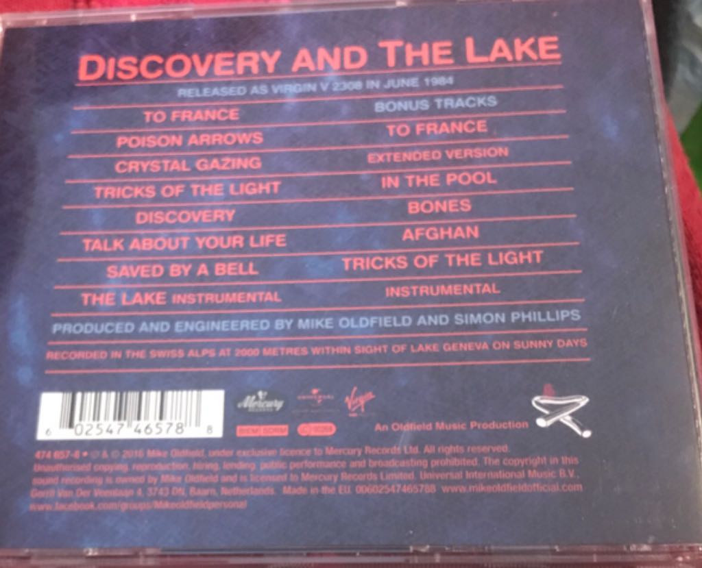 Discovery - Mike Oldfield (CD - 60) music collectible [Barcode 602547465788] - Main Image 2