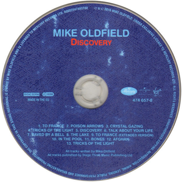 Discovery - Mike Oldfield (CD - 60) music collectible [Barcode 602547465788] - Main Image 3