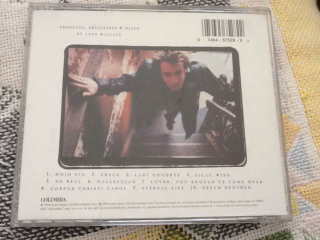Grace - Jeff Buckley (CD - 5144) music collectible [Barcode 074645752822] - Main Image 2
