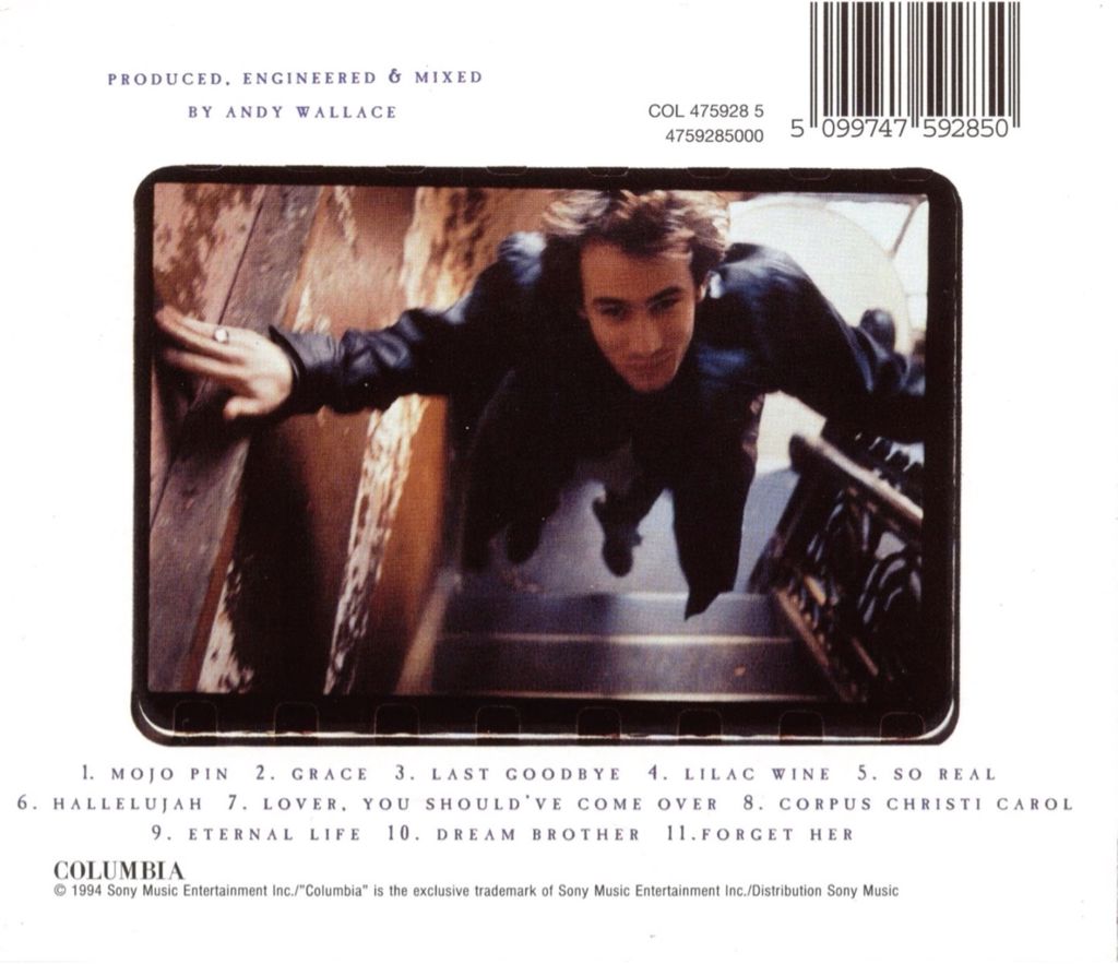 Grace - Jeff Buckley (12”) music collectible [Barcode 5099747592812] - Main Image 2