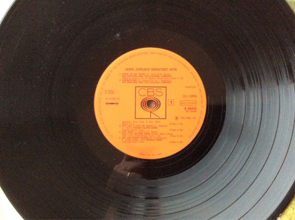 Janis Joplins Greatest Hits - Joplin, Janis (CD) music collectible [Barcode 9399706547027] - Main Image 2