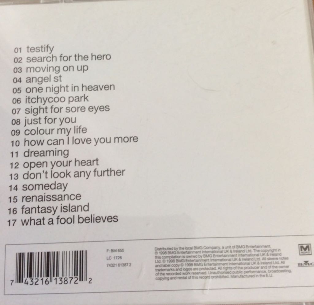 Best Of, The - M People (CD) music collectible [Barcode 743216138722] - Main Image 2