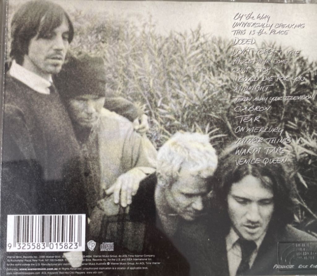 By the Way - Red Hot Chili Peppers (CD - 68) music collectible [Barcode 9325583015823] - Main Image 2