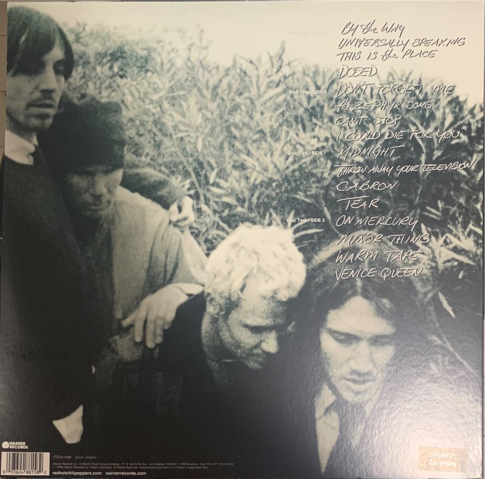 By The Way - Red Hot Chili Peppers (12”) music collectible - Main Image 2