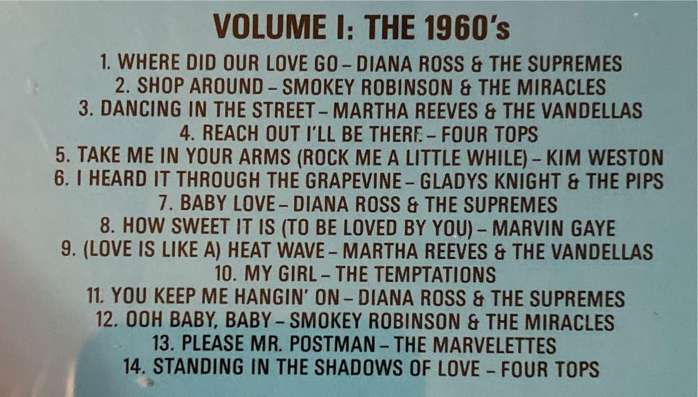 Every Great Motown SongVol. 1: The 1960s- - Various Artists (CD) music collectible [Barcode 737463534321] - Main Image 2