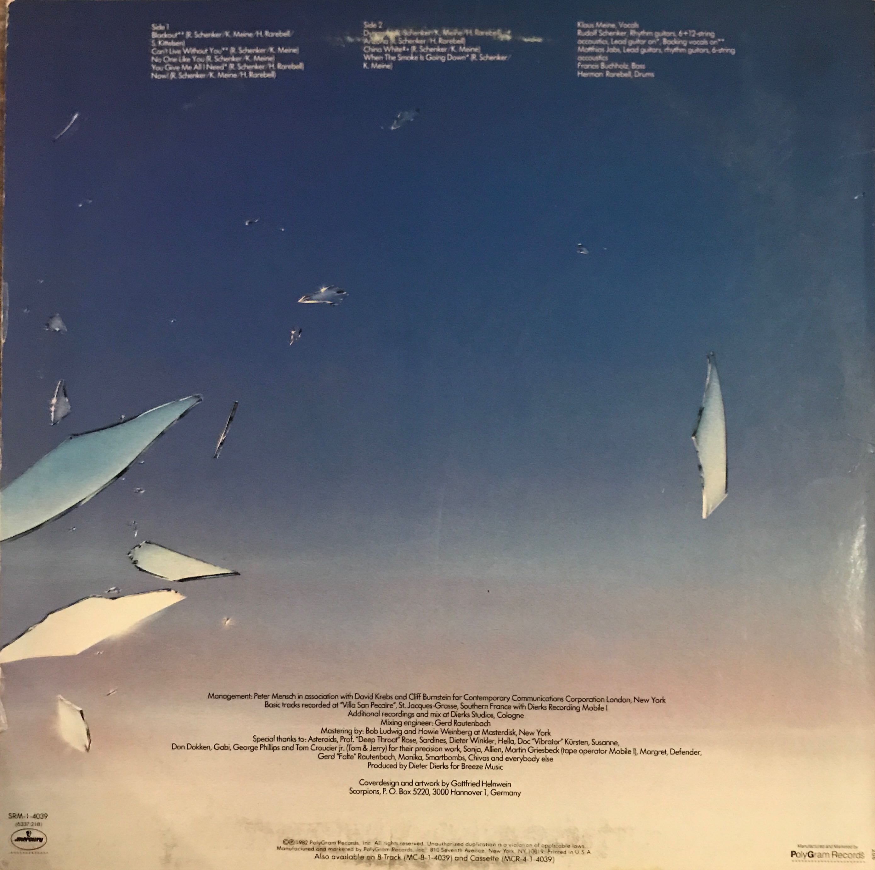 Blackout  - Scorpions (CD) music collectible [Barcode 724353515522] - Main Image 2